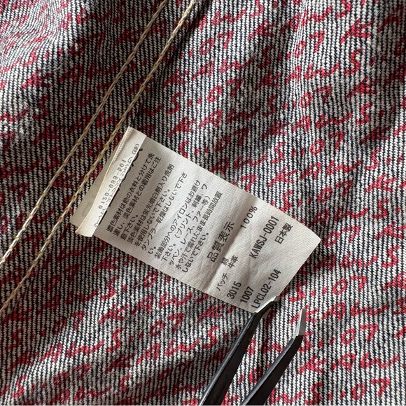 LEVIS x ORIGINAL FAKE sz S 38 Blue Denim Jacket Jeans XX Print Chomper Kaws - Picture 12 of 14